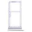White Galaxy S7 2 SIM Card Tray/Micro SD Card Tray - Genuine Replacement - 3