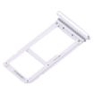 White Galaxy S7 2 SIM Card Tray/Micro SD Card Tray - Genuine Replacement - 5