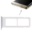 Grey SIM Card Tray for Galaxy S6 Edge Plus/S6 Edge+ - 2 SIM Slots - 6