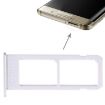 Silver SIM Card Tray for Galaxy S6 Edge Plus/S6 Edge+ - 2 SIM Slots - 6