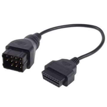 12 Pin to 16 Pin OBDII Diagnostic Adapter Cable for Renault - 1