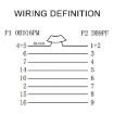 Car OBD Extended Diagnostic Tool OBD2 16PIN to DB9 Serial RS232 Cable - 5
