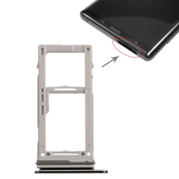 Galaxy Note9 SIM Card Tray + Micro SD Tray - Black - 1