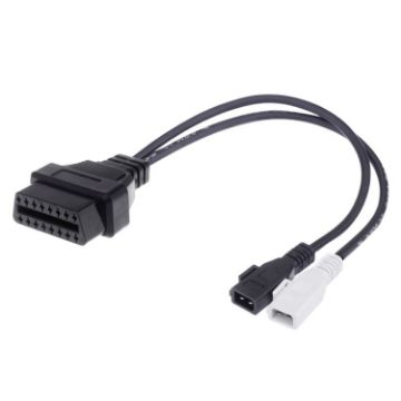 2x2 Pin to 16 Pin OBDII Diagnostic Cable for Audi - 1