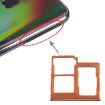 Galaxy A40 SIM Card Tray + Micro SD Card Tray (Orange) - 1