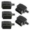 5 PCS 16PIN Car Male Connector OBD2 Plug + Shell + Line Card + Screw - 1