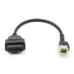 Motorcycle OBD 16PIN Female to 4PIN Connector Cable for Honda - 1