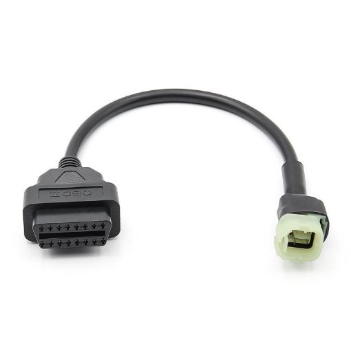 Motorcycle OBD 16PIN Female to 4PIN Connector Cable for Honda - 1