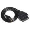 Car OBD 2 Female to USB Connector GPS Cable - 1m Length - 1