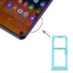 Samsung Galaxy A60 SIM Card Tray + Micro SD Card Tray - Baby Blue - 1