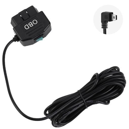 H507 Driving Recorder OBD Step-down Line Car ACC Power Cord 12/24V To 5V 3A - 1
