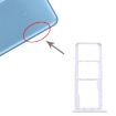 Samsung Galaxy A11 SM-A115 SIM Card Tray + Micro SD Card Tray (White) - 1