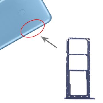 Samsung Galaxy A11 SM-A115 SIM Card Tray + Micro SD Card Tray (Blue) - 1