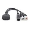 Motorcycle OBD II Adapter Cable for Honda/Yamaha - 1
