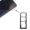 Samsung Galaxy A50s SM-A507 SIM Card Tray + Micro SD Card Tray (Black) - 1