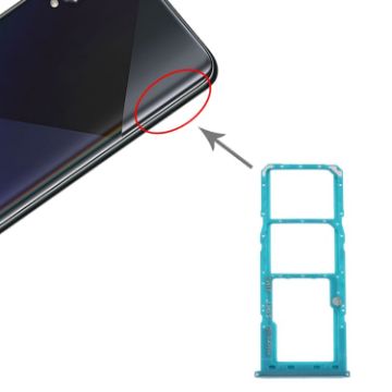 Samsung Galaxy A50s SM-A507 SIM Card Tray + Micro SD Card Tray (Green) - 1