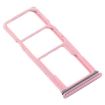 Samsung Galaxy A9 (2018) SM-A920 SIM Card Tray + Micro SD Card Tray (Pink) - 3