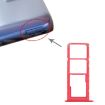 Samsung Galaxy A02s SM-A025 SIM Card Tray + Micro SD Card Tray (Red) - 4