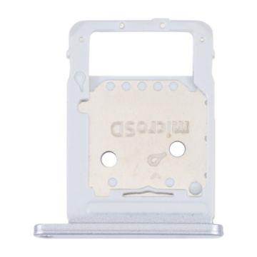 Samsung Galaxy Tab S7 FE SM-T736 SIM Card Tray + Micro SD Card Tray Silver - 1