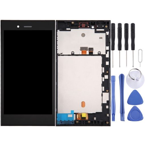 LCD Screen for BlackBerry Z3 Digitizer Full Assembly with Frame - 1