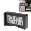 LCD Digital Car Clock Date Time Display (Black) - 1
