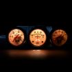 52mm 12V Car Triple Meter Gauge Set - Oil Press, Water Temp, Ammeter - 6