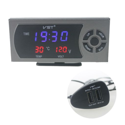 Automobile Electronic Voltage Thermometer - Accurate Temperature Monitoring - 1