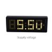 LED Dot Matrix Clock Car Thermometer Battery Voltage Measurement White - 5