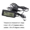 Backlit Mini Digital Thermometer - Blue - 6