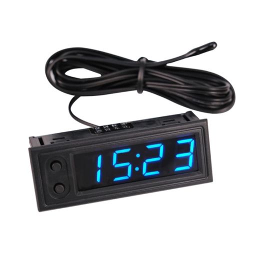 5V/12V WIFI Digital Clock Module, Blue - Automatic Time Sync - 1