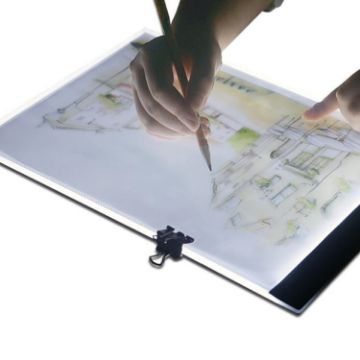 Picture of Ultra-thin A4 Size Portable USB LED Artcraft Tracing Light Box Copy Board Brightness Control for Artists Drawing Sketching Animation and X-ray Viewing
