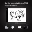 5W 5V LED A4 Acrylic Copy Board - Three Level Brightness - Sketch Drawing Pad - 9