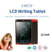 Picture of Portable 12 inch LCD Writing Tablet Drawing Graffiti Electronic Handwriting Pad Message Graphics Board Draft Paper with Writing Pen (Red)