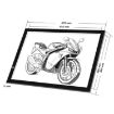 8W 5V LED USB Three Level Brightness Dimmable A3 Acrylic Scale Copy Board Sketchpad - 2