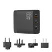 GAN 65W PD45W Dual Type-C+QC3.0 USB Laptop Adapter EU/US/AU/UK Plug - 1