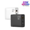 GAN 65W PD45W Dual Type-C+QC3.0 USB Laptop Adapter EU/US/AU/UK Plug - 2