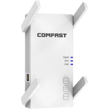 COMFAST CF-AC2100 2100Mbps WiFi Signal Amplifier Booster Router - UK Plug - 1