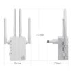 1200Mbps WiFi Range Extender Repeater EU Plug Black - 3