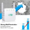 Picture of 2.4G 300M Wi-Fi Amplifier Long Range WiFi Repeater Wireless Signal Booster US Plug Black