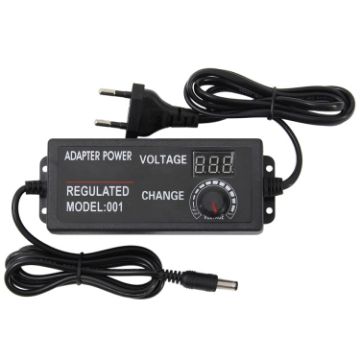 AC to DC Adjustable Voltage Power Adapter Universal Power Supply Display Screen Power Switching Charger US - 1