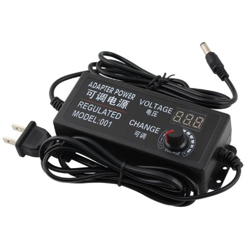 AC to DC Adjustable Voltage Power Adapter Universal Power Supply Display Screen Power Switching Charger US - 1