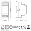 DL-POW1 DC16V DIN Rail DALI Bus Power Supply LED Transformer - 6