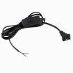 10A Button Switch Power Supply Cable, 1.8m Length, US Plug - 3