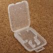 100Pcs Transparent Plastic Storage Card Box for SD + Micro SD Card - 4