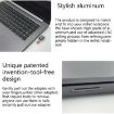 BASEQI Hidden Aluminum Alloy SD Card Case for Xiaomi Pro 15.6 inch Laptop - 6