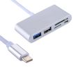 5 in 1 Micro SD + SD + USB 3.0 + USB 2.0 + Micro USB Port to USB-C OTG Adapter - 7