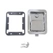 Stainless Steel Tool Box Lock Paddle Latch & Keys - Trailer/Yacht/Truck - 1