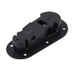 Carbon Fiber Car Hood Lock Pair - Racing Car Cover Lock (Black) - 3