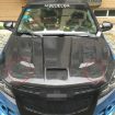 Carbon Fiber Car Hood Lock Pair - Racing Car Cover Lock (Black) - 7