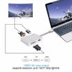 USB C to HDMI VGA DVI Adapter Cable for Laptop Apple Macbook - 2